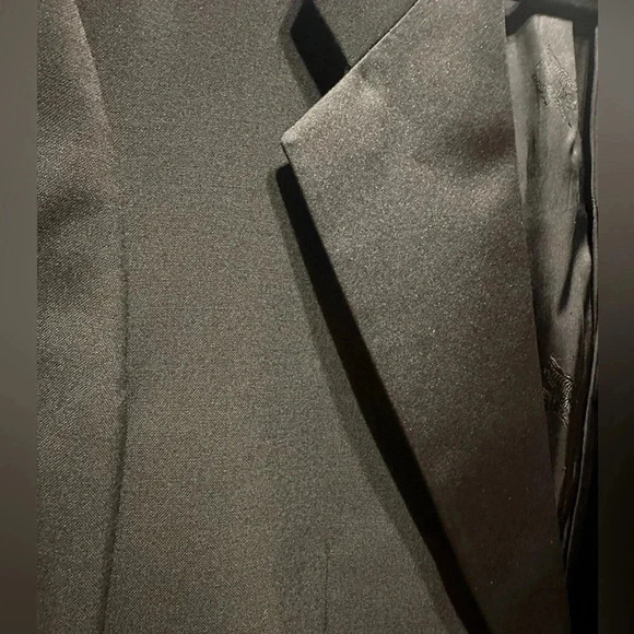 Vintage Burberry 100% Wool Blazer tailored Jacket Mens 46R Authentic - Picture 11 of 15